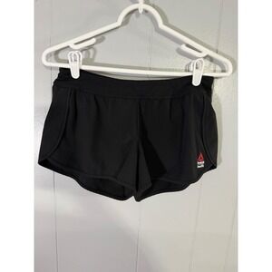 Reebok CrossFit Shorts Womens Small Black Performance Athletic Training 5503